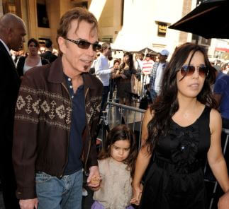 Bella Thornton with her parents.